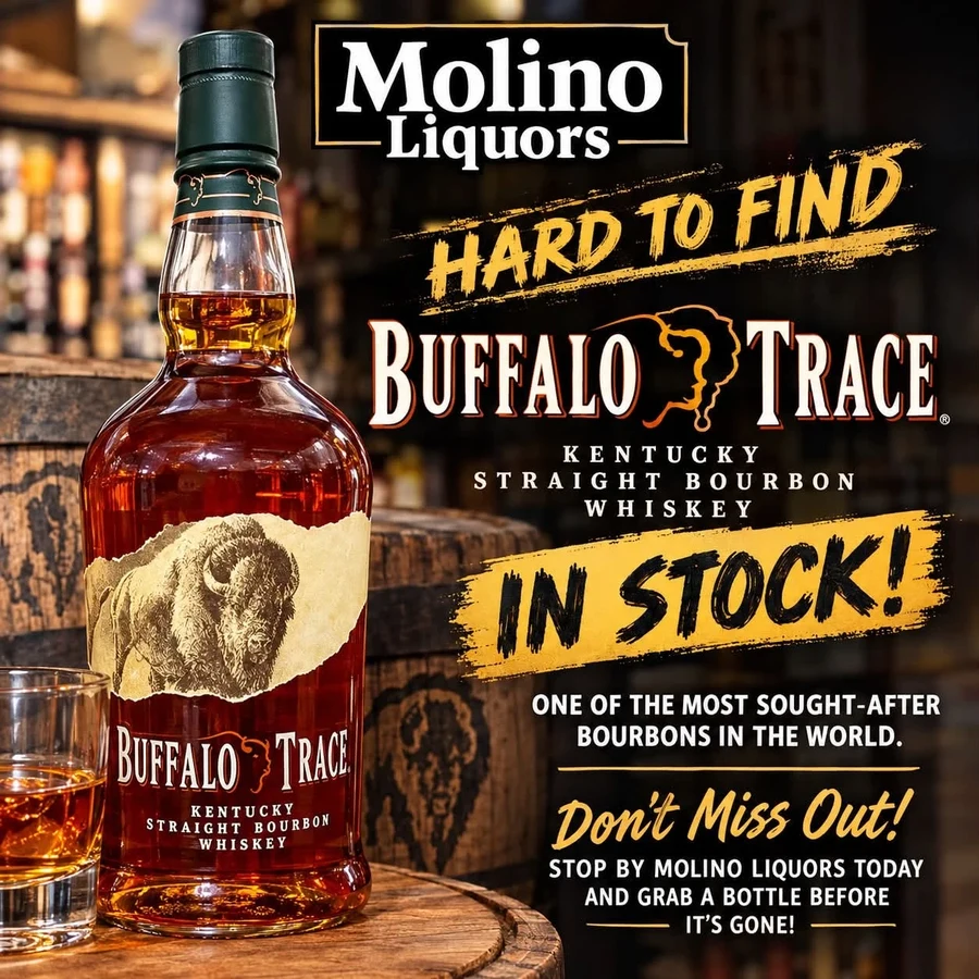 Buffalo Trace Kentucky Straight Bourbon Whiskey bottle